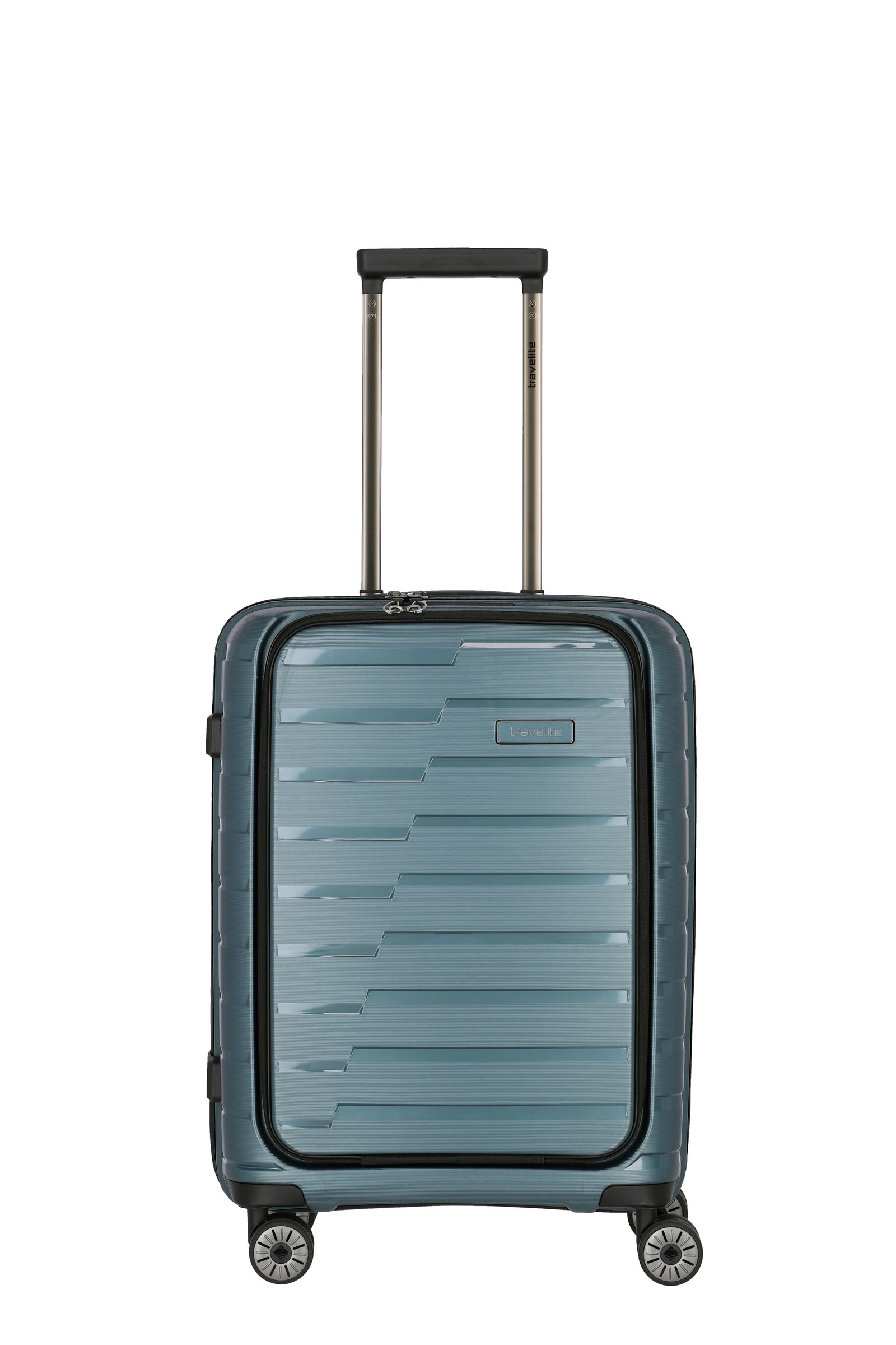Travelite AIR BASE 4w Trolley S Vortasche, Eisblau Travelite AIR BASE 4w Trolley S Vortasche, Eisblau