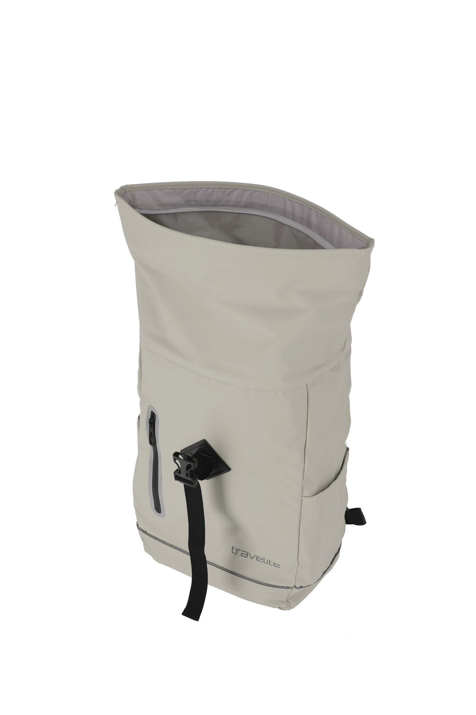Travelite BASICS Roll-Up Rucksack Plane, Elfenbein