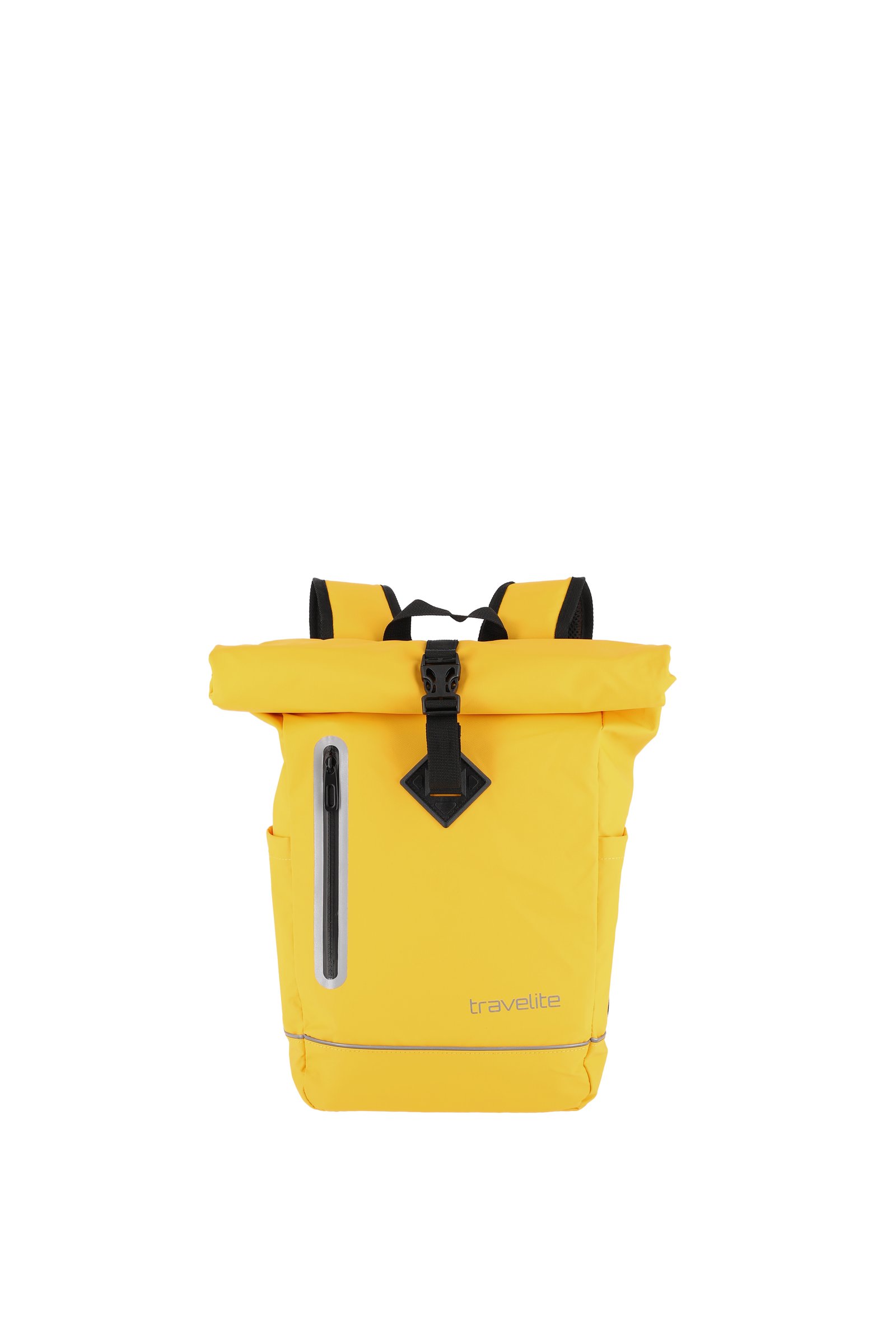Travelite BASICS Roll-Up Rucksack Plane, Gelb